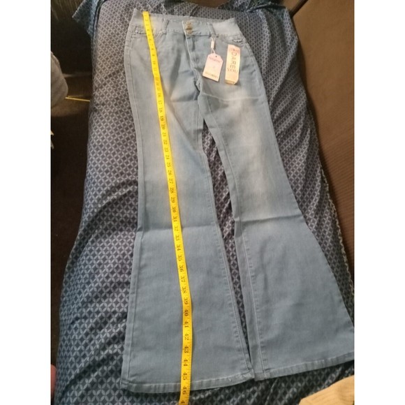 CUTIE PIE JEANS COLOR BLUE  SIZE (15) STRETCH - Picture 5 of 6